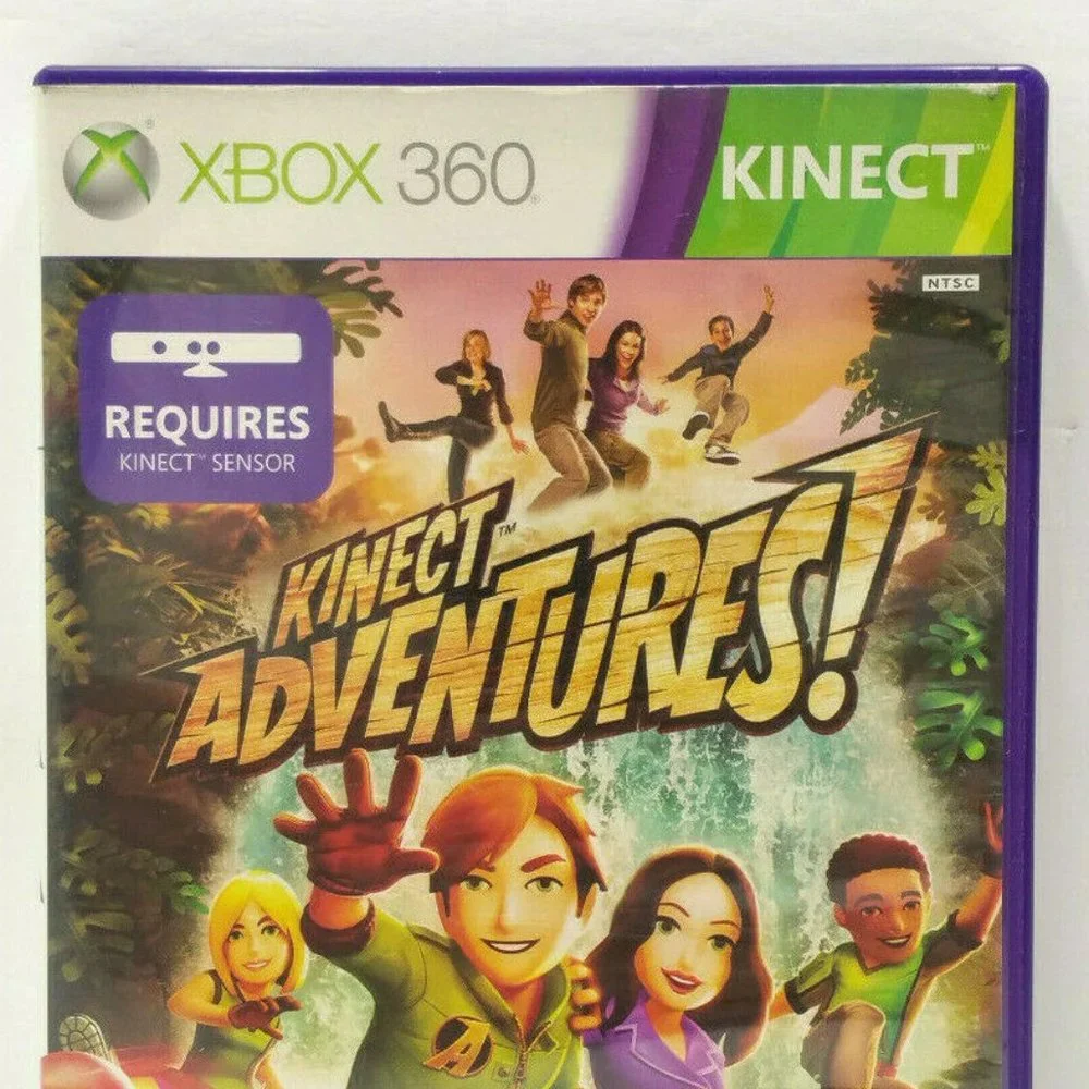 Kinect Adventures (Microsoft Xbox 360, 2010) Video Game 5034E1M